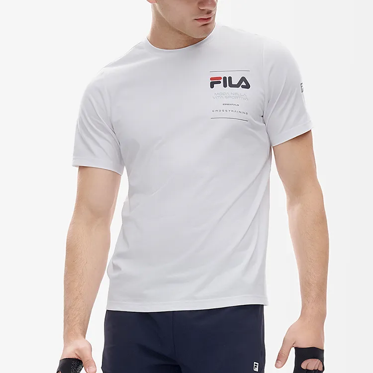 FILA Athletics SS22 T Shirt Men's Jade White-4