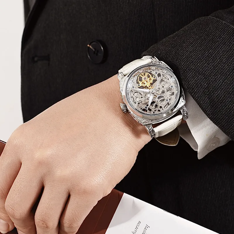 VRQ Future Series Automatic Mechanical Movement Watch Men's Watches Cut-Out Dial VRQ-F1-01-3