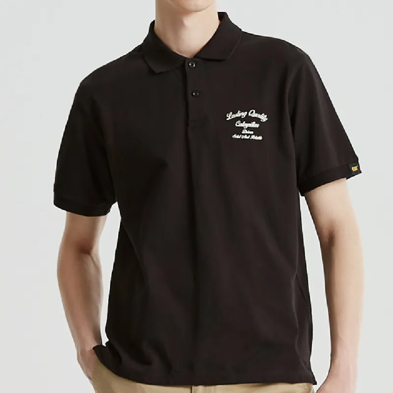 CAT Polo Shirts Unisex Black-2