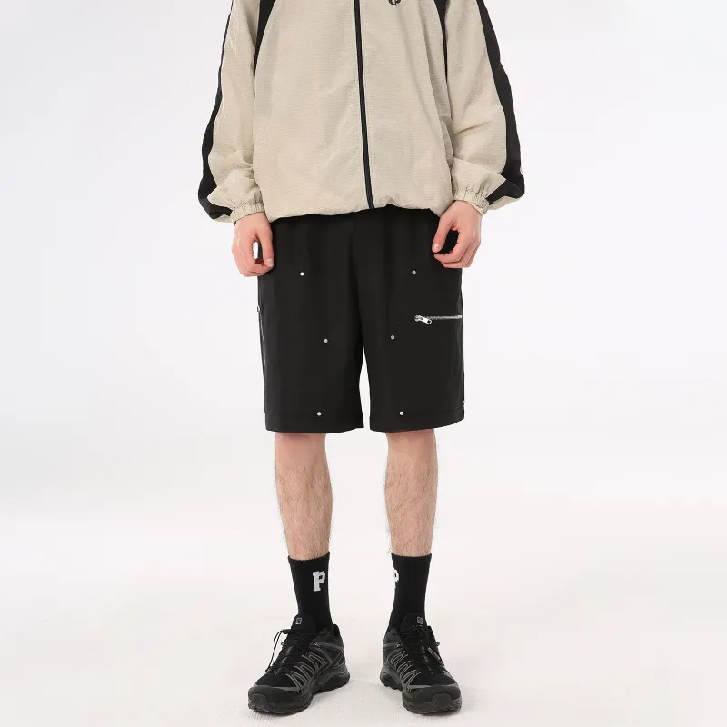 PASET Cargo Shorts Unisex Black-2