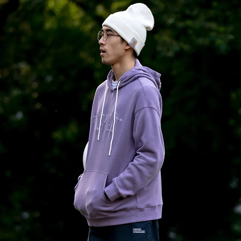 URBAN STANDARD Sweatshirts Men Purple-3