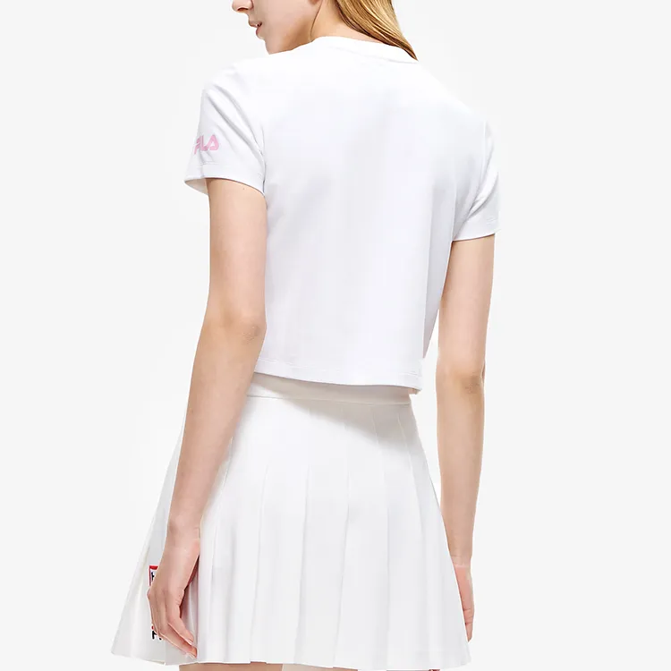 FILA X HAGT Crop Tops Women's Standard White-4