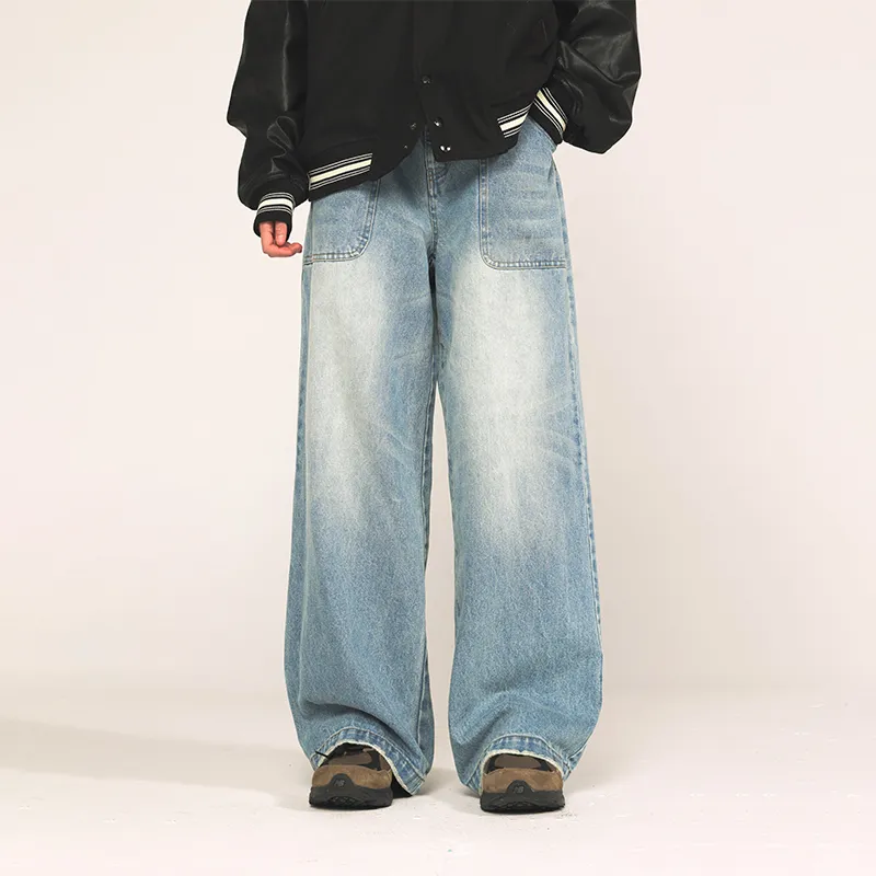 UNVESNO Jeans Unisex Light Blue-3