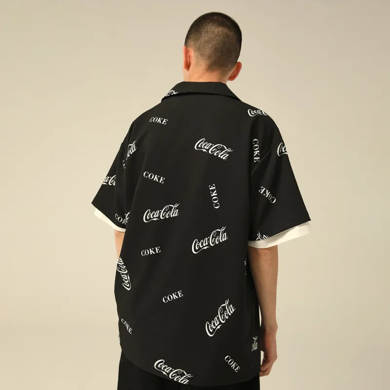 Coca Cola Shirt Unisex Starlight Black-2