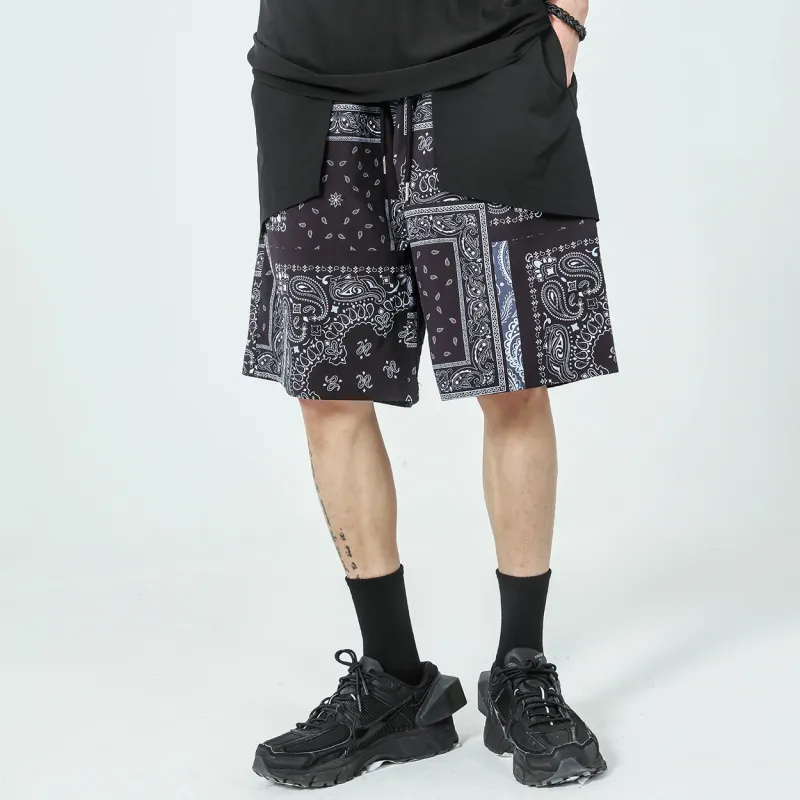 ENSHADOWER Casual Shorts Unisex Black-2