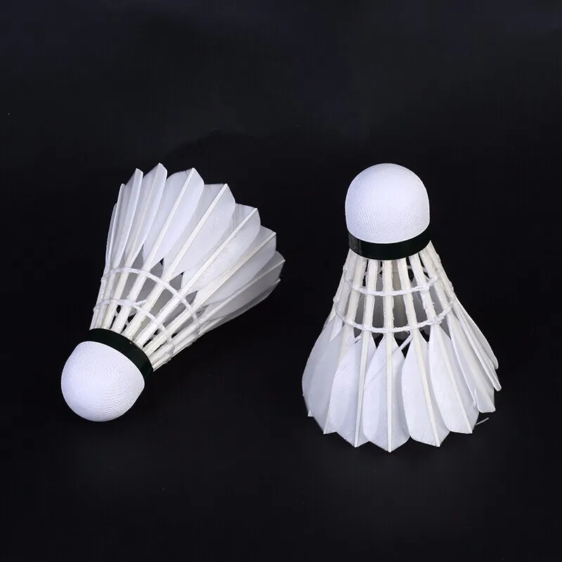 RSL Goose Feather Shuttlecock 12 Pack Goose Feather Match Ball, Training Shuttlecocks-5