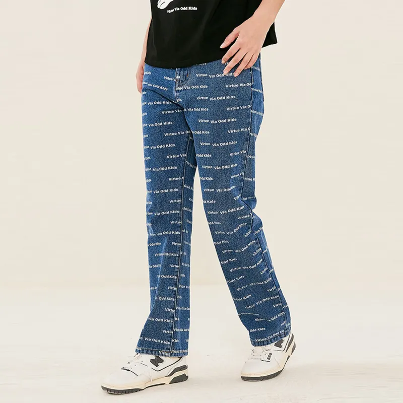 ICONS Lab x VV.OK Jeans Unisex Blue-6