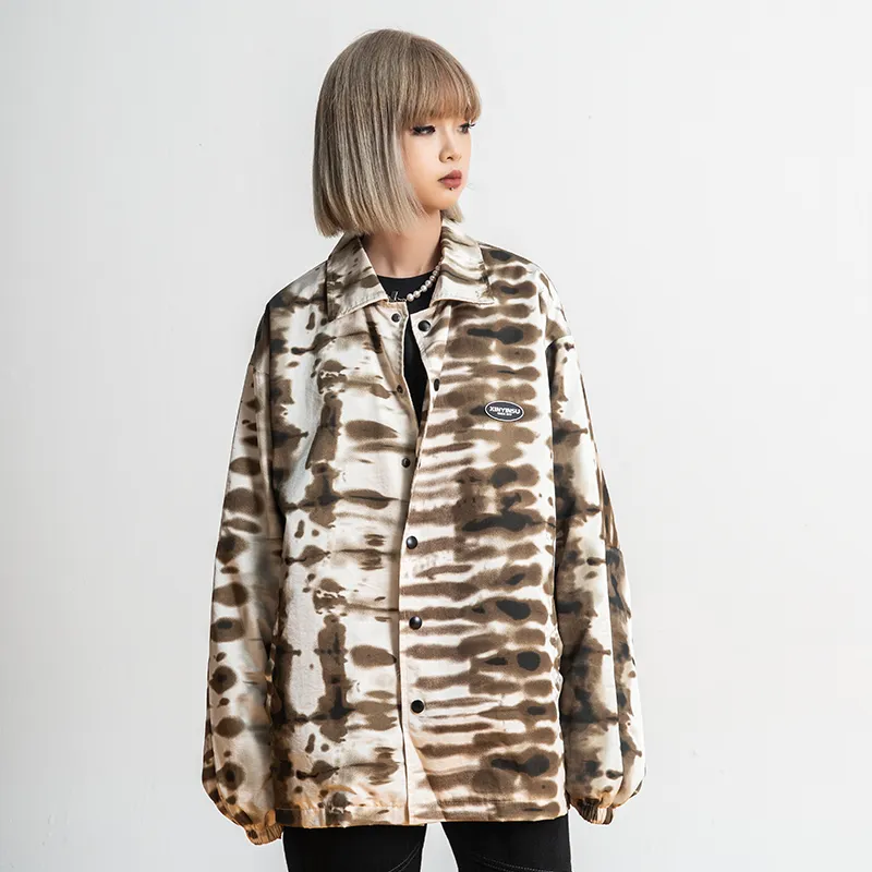 XINYINSU Jackets Coats Unisex Brown-6