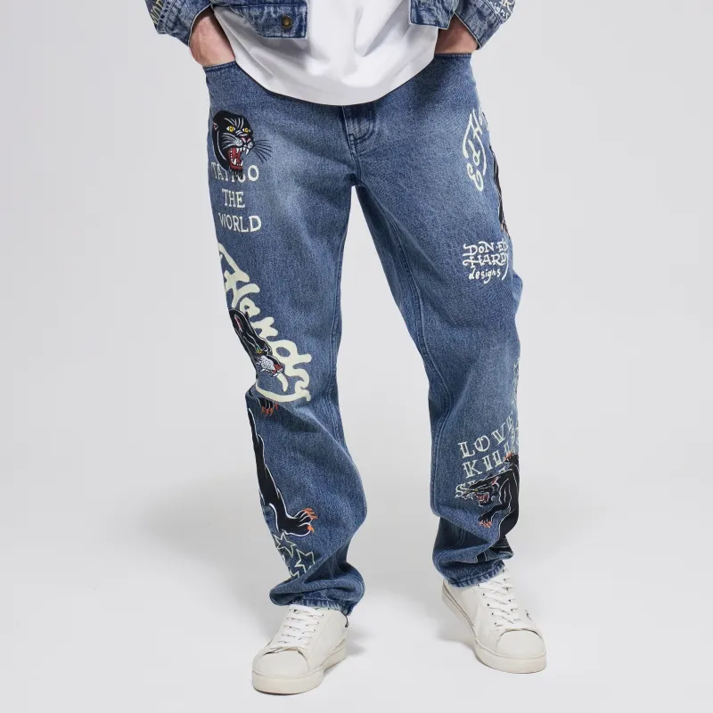 Ed Hardy Jeans Men Indigo E1PAM288-4