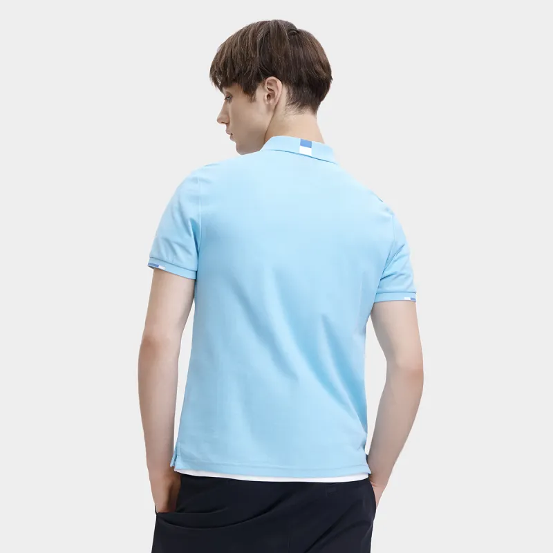 FILA Polo Shirt Men's Tiffany Blue-3