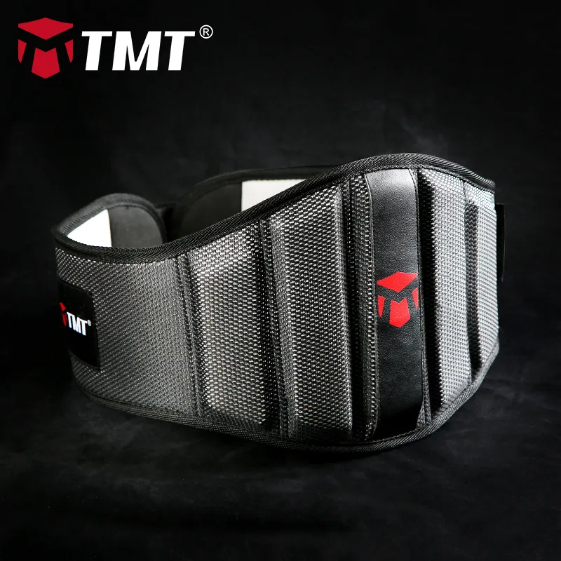TMT Back Support Braces Fitness Protective Black EVA Nylon Towel Fabric Polyester Sponge Unisex-1