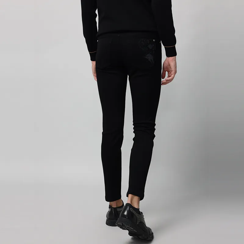 RARE FW22 Slim Fit Pants Jeans Men's Black-3
