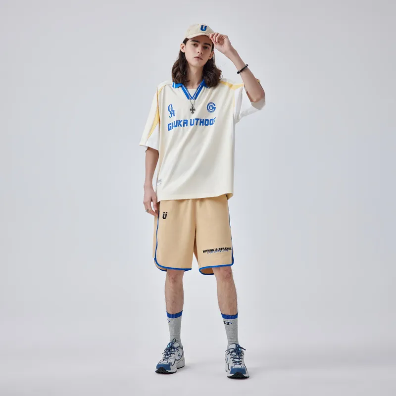 Guuka Casual Shorts Men Khaki-3