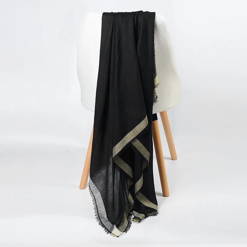 KENMONT Knit Scarves Women's Black-1