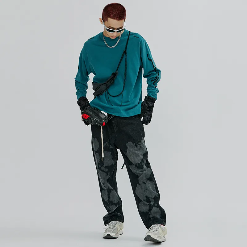 FLOAT Jeans Unisex Black Gray Color-11