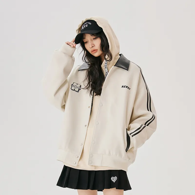 Nerdy Baseball Jerseys Unisex Beige-2