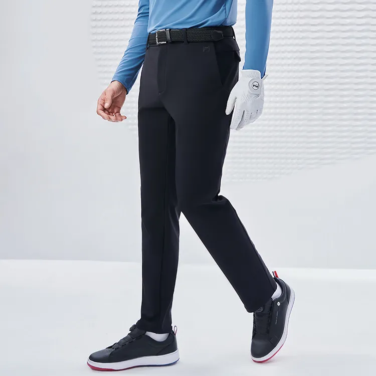 FILA Athletics Knitted Sweatpants Men Pitch Black-4