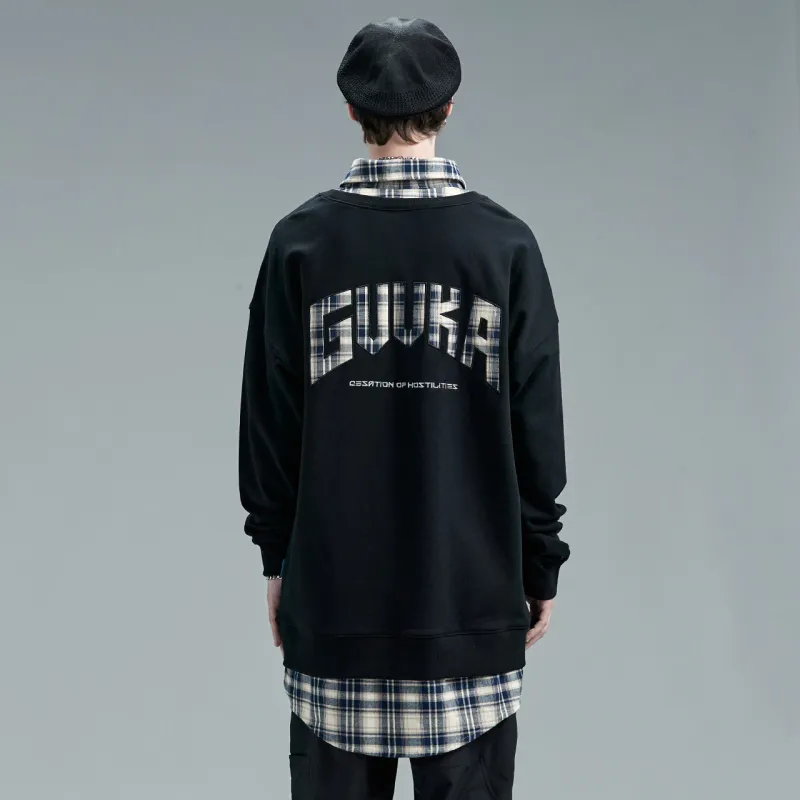 Guuka Sweatshirts Unisex Black-6