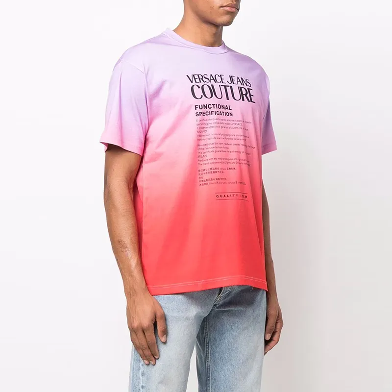 VERSACE JEANS COUTURE SS22 T Shirt Men's Purple-3