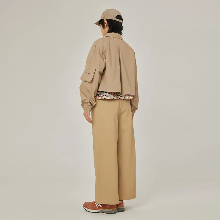 Penfield Cropped Coats Women's Khaki-3