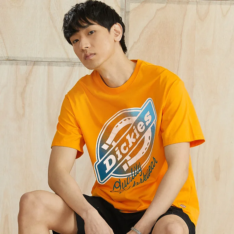 Dickies SS22 T Shirt Unisex Bright Orange-3