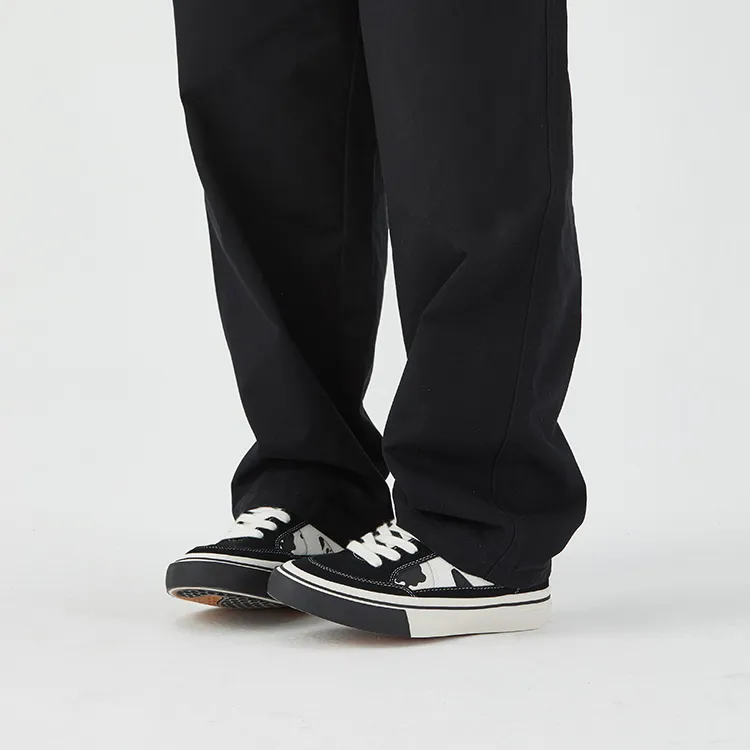 Vision Street Wear Stick Low Top Skateboard Shoes Unisex Black White Cow Pattern-6