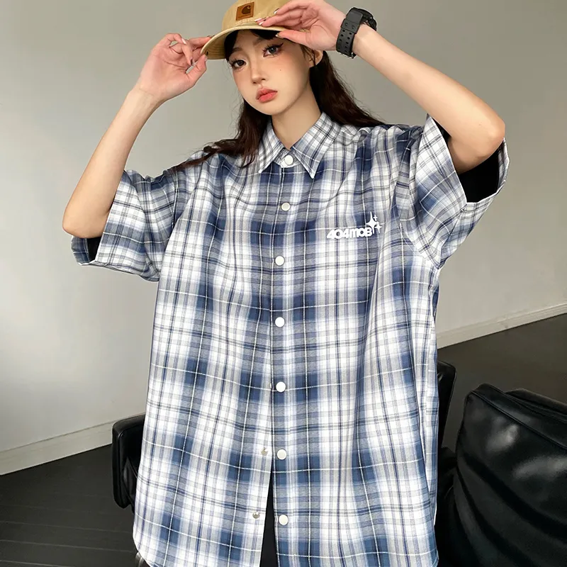 404MOB GANG Shirt Unisex Light Blue-7