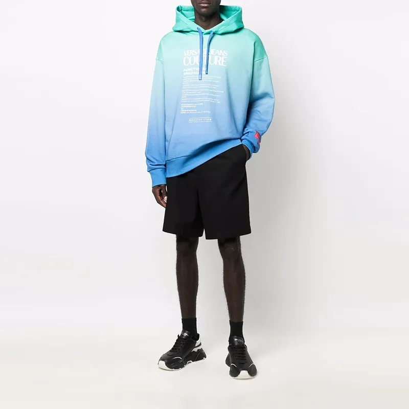 VERSACE JEANS COUTURE Sweatshirts Men Green Gradient-2