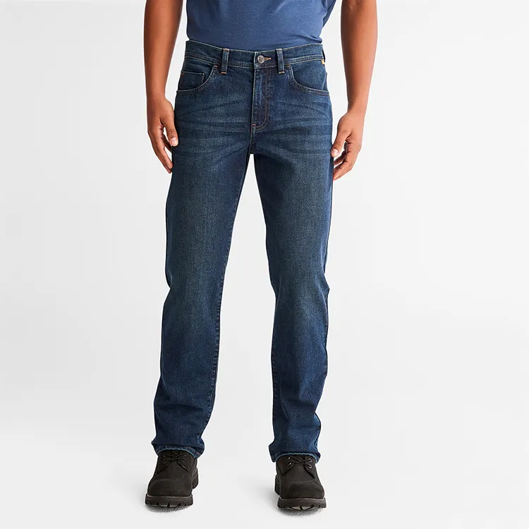 Timberland SS24 Jeans Men's Dark Blue-2