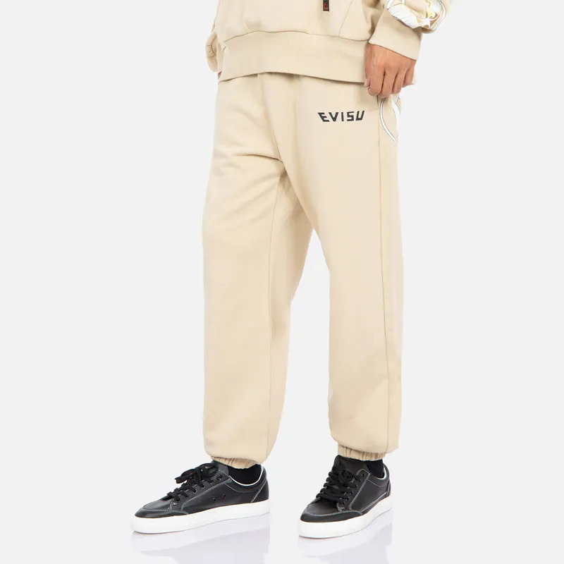 EVISU Knitted Sweatpants Men-6