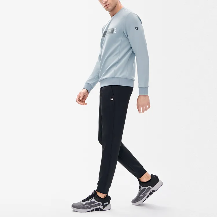 FILA Athletics Knitted Sweatpants Men Pitch Black-3