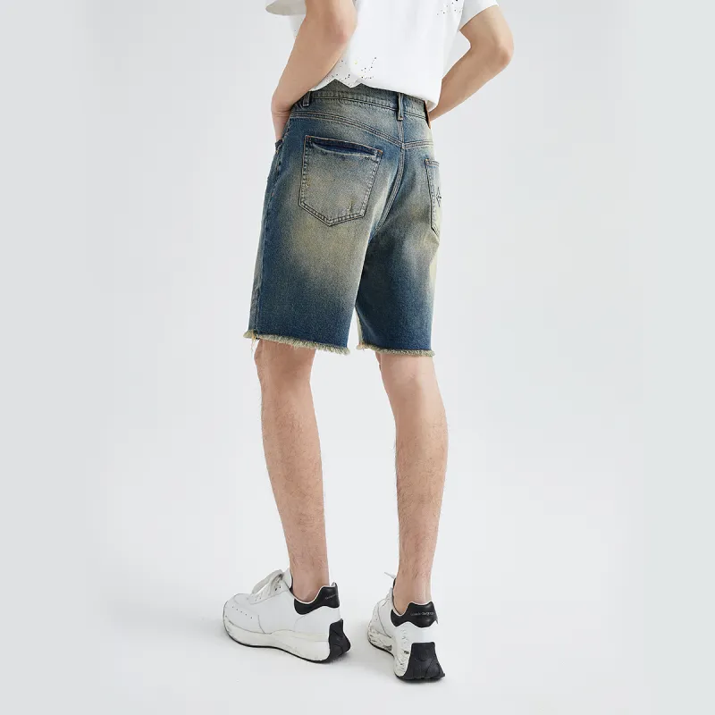 23R+ Denim Shorts Men Blue-6