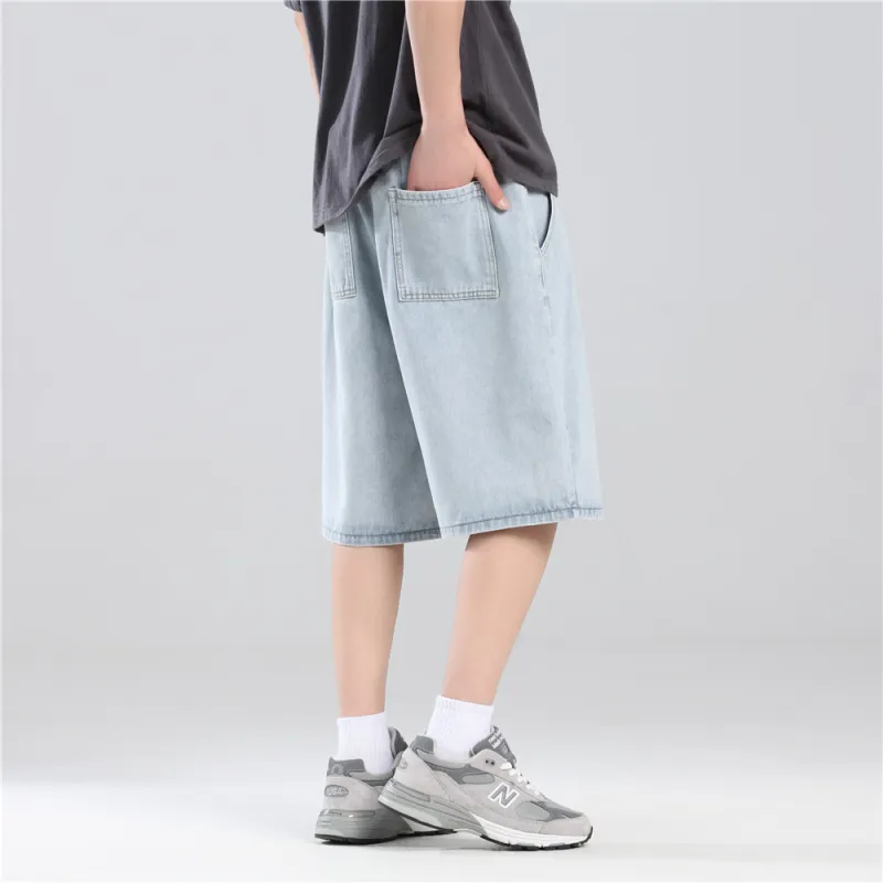 Gwola Denim Shorts Unisex-3