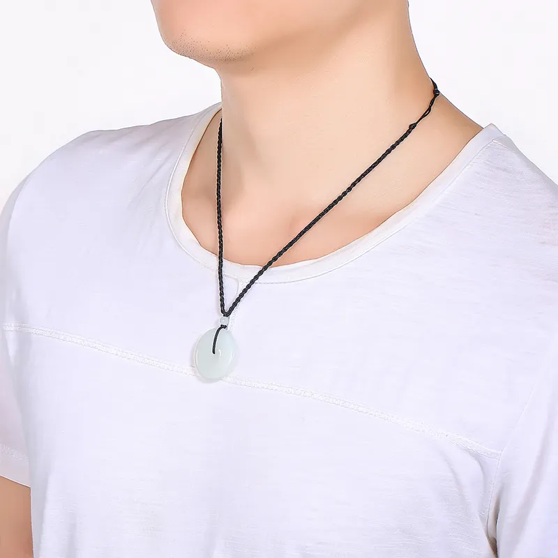 ZHOU LIU FU Pendants White Jade Unisex-10