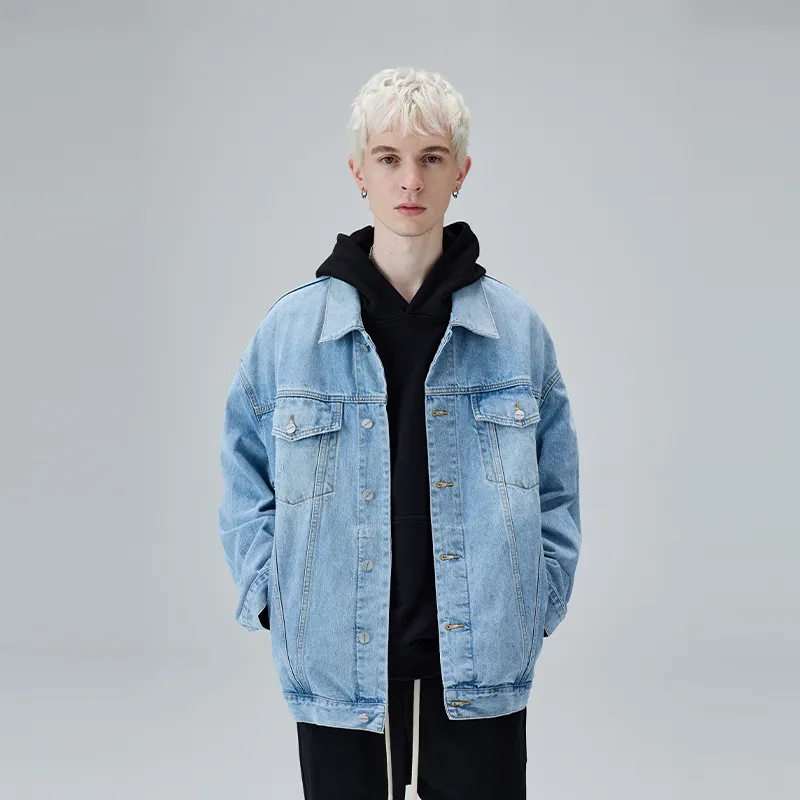 CLIMAX VISION Denim Jacket Unisex Blue-3
