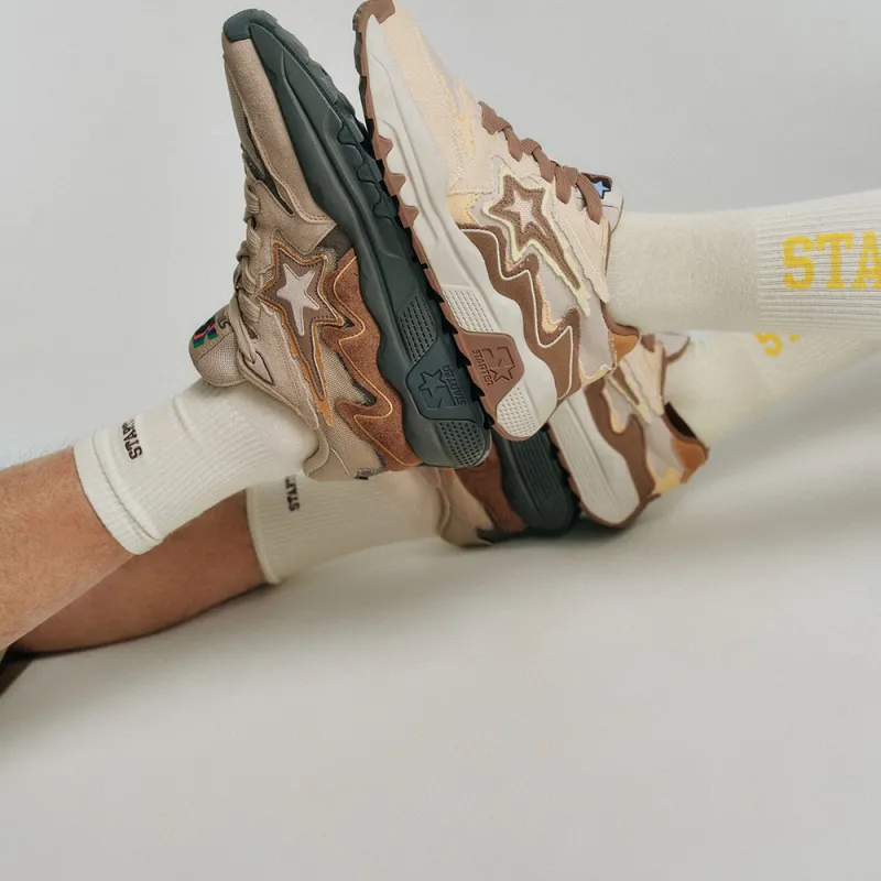 STARTER Cushioning, Slip Resistant, And Abrasion Resistant Low Top Casual Shoes Unisex Textured Taupe-6