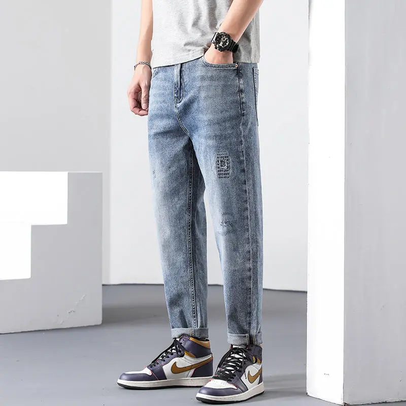 FAIRWHALE Jeans Men's Denim Blue-2
