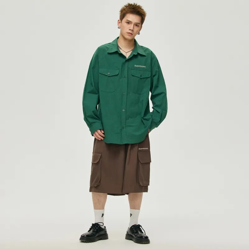 SUPERMOON Casual Shorts Unisex-7