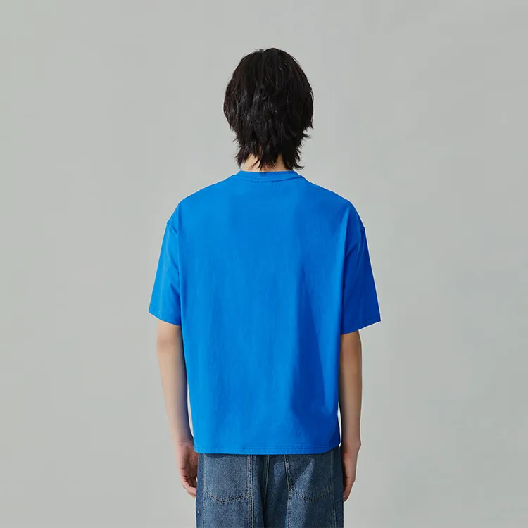Herschel T-Shirts Unisex Bright Blue-3
