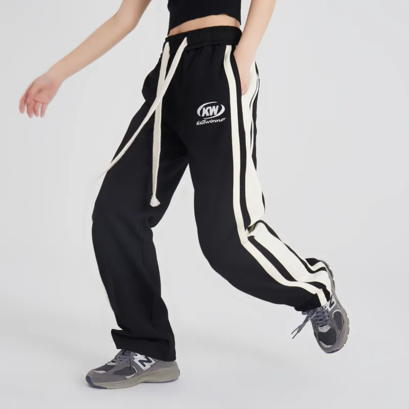 KILLWINNER Straight Sweatpants Unisex Black-3