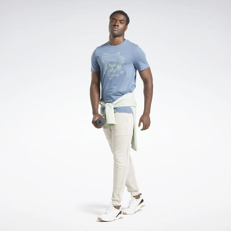 Reebok T Shirts Men Blue-2