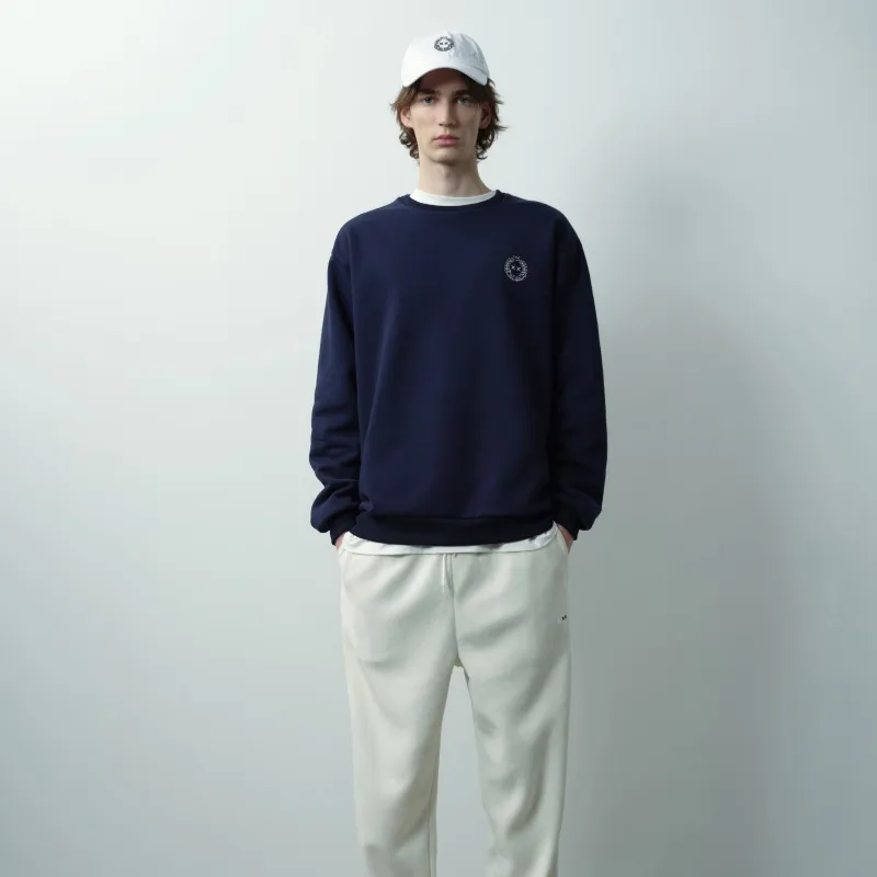 XxDESIGN Sweatshirts Unisex Navy Blue-2