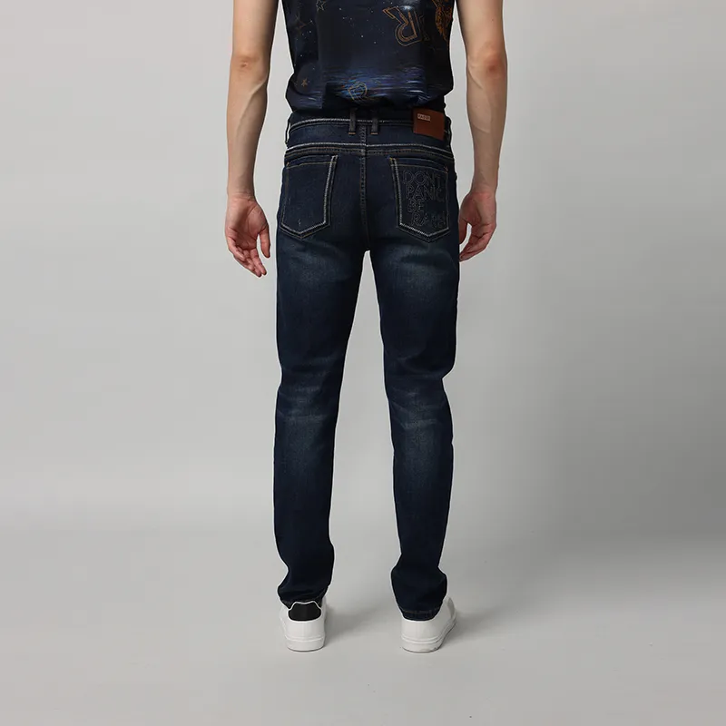 RARE FW22 Harem Pants Jeans Men's Blue-4