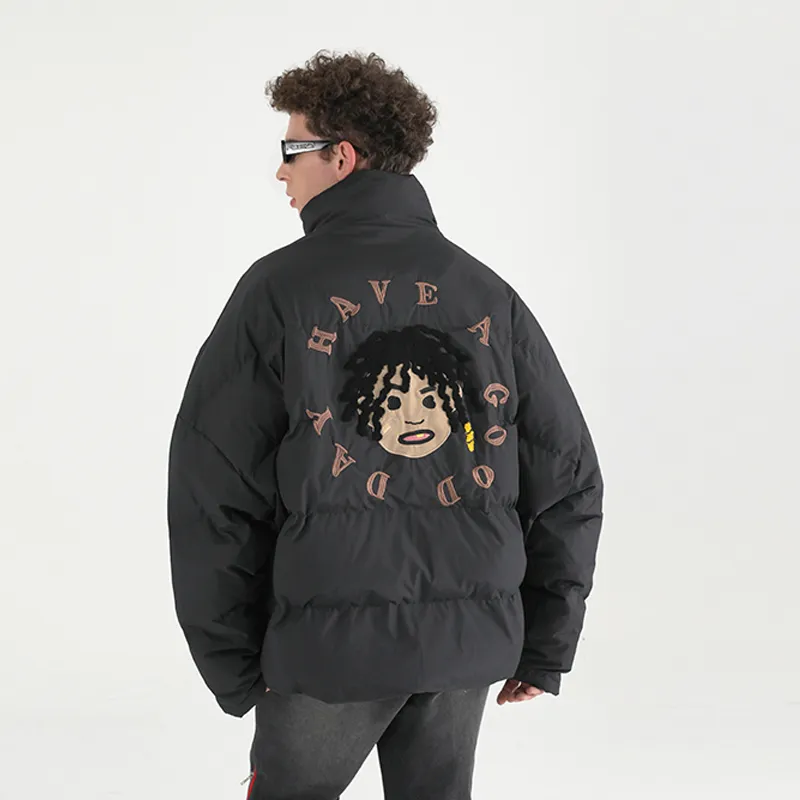 HARSH AND CRUEL FW22 Stand Collar Loose Fit Puffer Jacket Unisex-7
