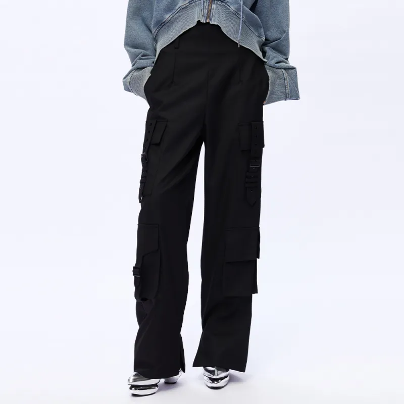 UOOYAA Casual Pants Women's Black-2