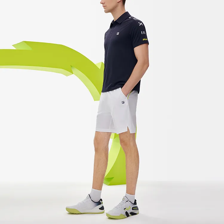 FILA Athletics Sports Shorts Men Jade White-3
