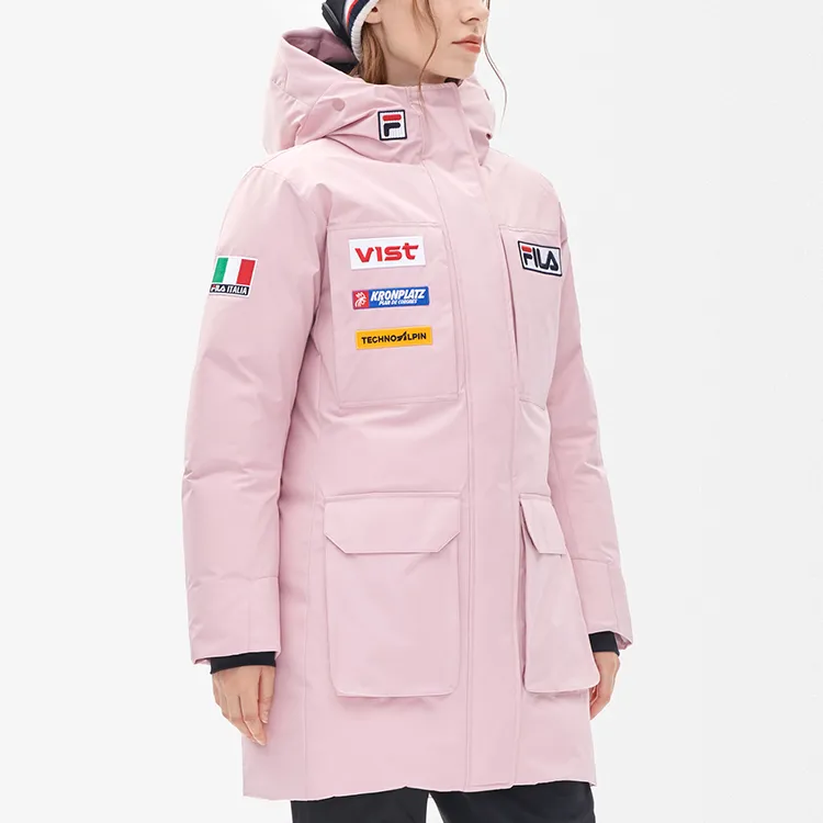 FILA Athletics Down Jackets Women's Camellia Tea Pink-3