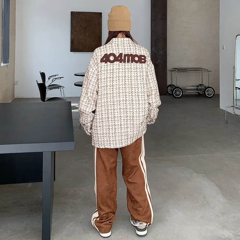 404MOB GANG Shirts Unisex Khaki-5