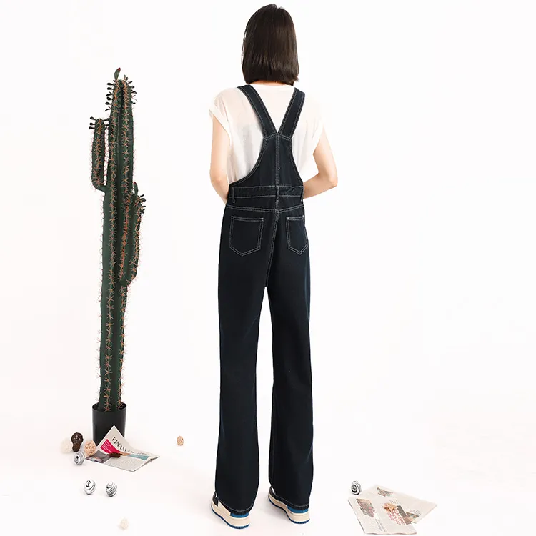 MINCOCROSEPEPPAR Overalls Women's Blue Black-2