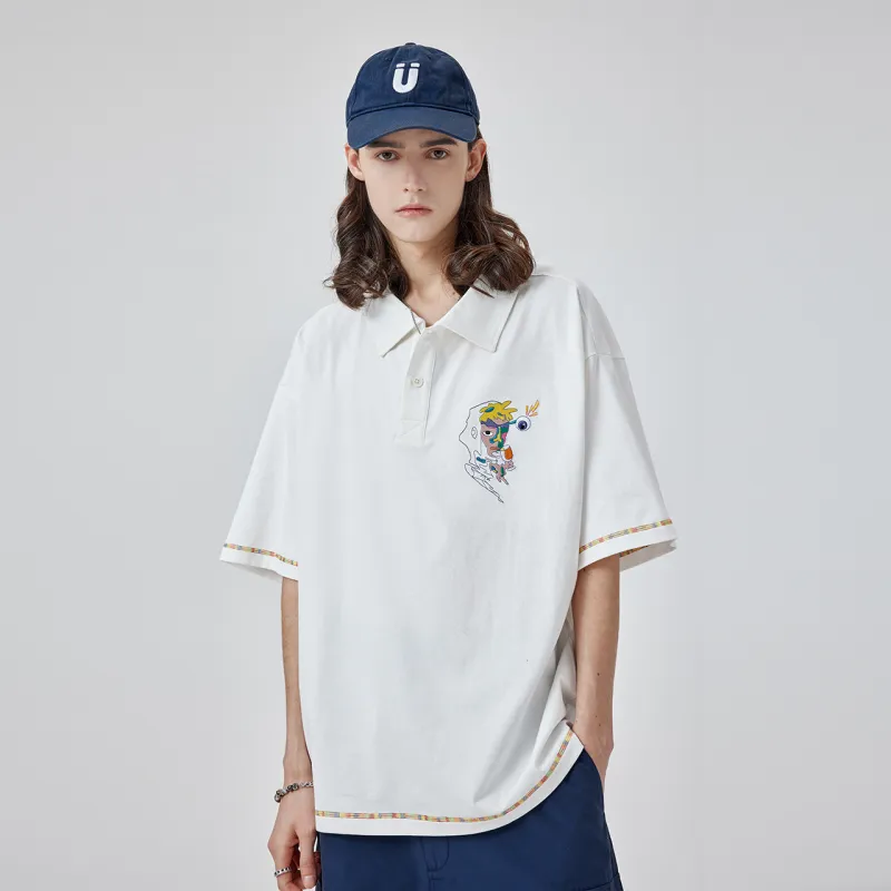 Guuka Short Sleeved T Shirts Men's White-4
